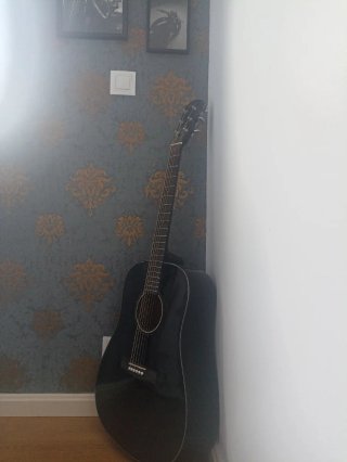 Guitarra Acústica Fender Negra