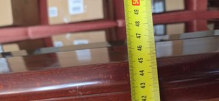 Mesa Auxiliar de Madera y Cristal