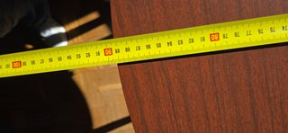 Mesa Auxiliar de Madera y Cristal