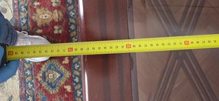 Mesa Auxiliar de Madera y Cristal