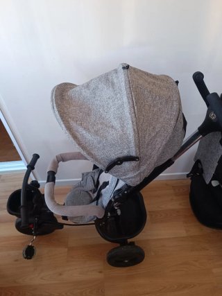 Triciclo Carro Niño Gris
