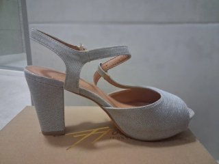 Sandalias de fiesta JESSY plateadas