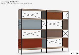 Estantería EAMES  STORAGE UNIT 4 Vitra
