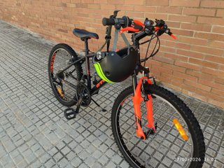Bicicleta Niñ@ 24" Rockrider + Casco