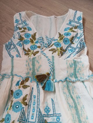 Vestido Boho Chic Bordado