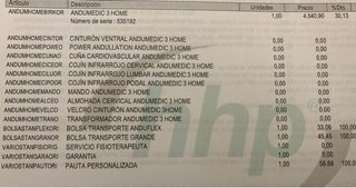 ANDUMEDIC 3 HOME Camilla de Andulacion. Como nueva