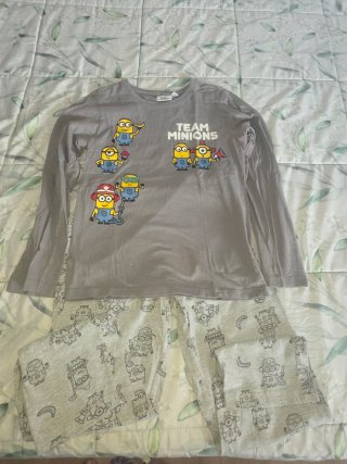 Pijama Niño Largo Minions Talla 9/10