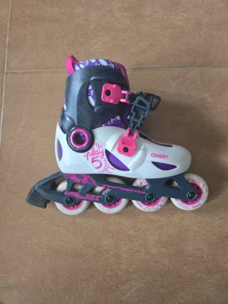 Patines en línea Oxelo Play 5 para niña