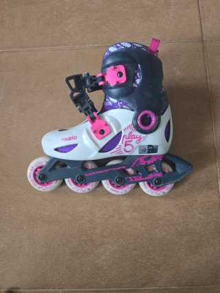 Patines en línea Oxelo Play 5 para niña