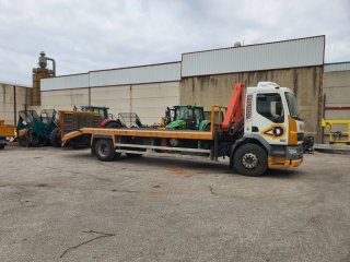 DAF Portamaquinaria con Grúa