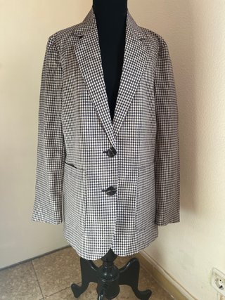Chaqueta juvenil cuadros Talla S