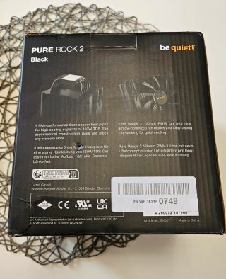 Ventilador CPU Be Quiet! Pure Rock 2