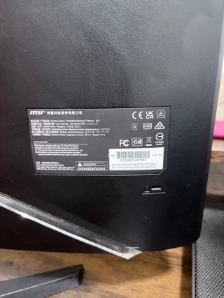 Monitor Curvo MSI