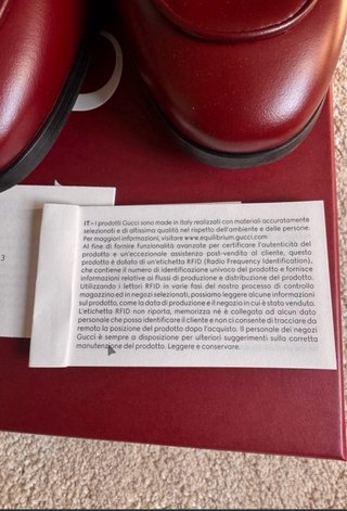 Mocasines Gucci Burdeos Nuevos
