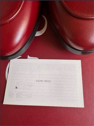 Mocasines Gucci Burdeos Nuevos