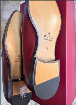 Mocasines Gucci Burdeos Nuevos