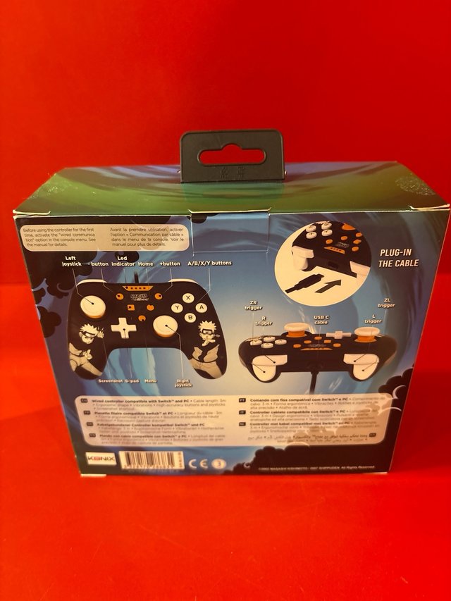 Mando Konix Naruto para Nintendo Switch y PC