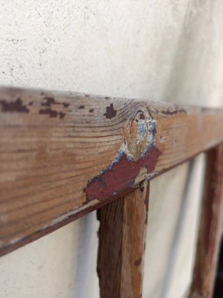 Ventana Antigua de Madera para Decoración