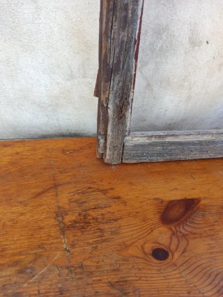 Ventana Antigua de Madera para Decoración