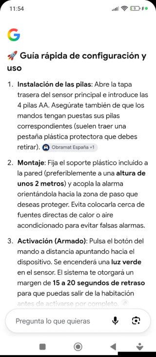 Alarma Sensor Seguridad con Mando