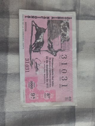 Décimo Lotería Navidad 1971 original | Coleccionis