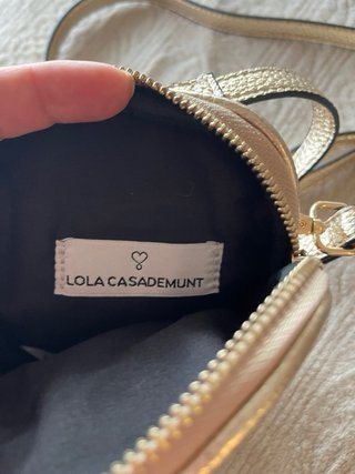 Mini bolso Lola Casademunt Dorado