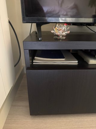 Mueble TV Bestå Ikea Negro