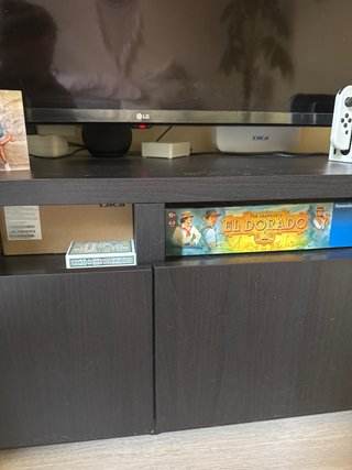 Mueble TV Bestå Ikea Negro