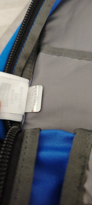 Mochila The North Face Azul y Negra