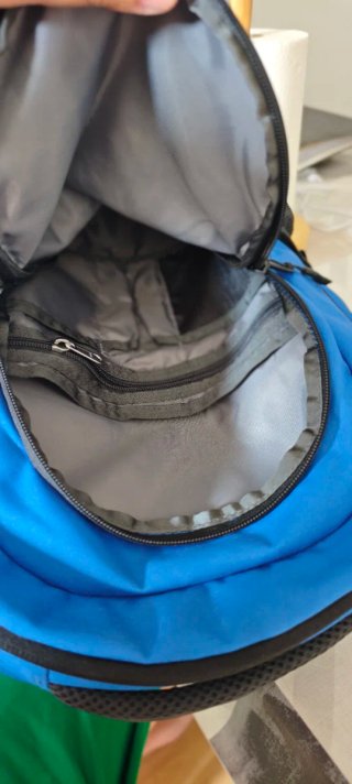 Mochila The North Face Azul y Negra