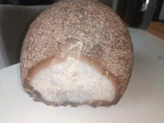 Geoda de Amatista y Cuarzo Blanco
