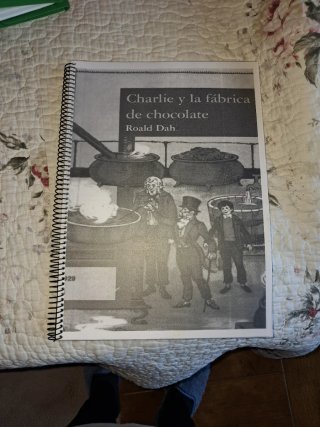 Libro encuadernado Charlie y la fábrica de chocola