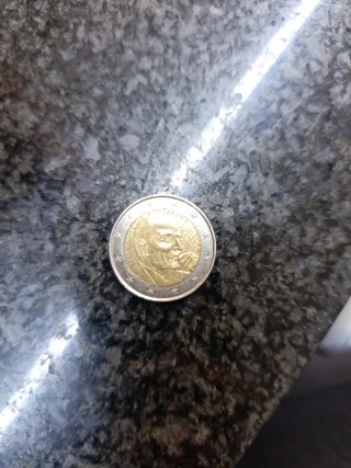 Moneda 2 Euros Conmemorativa Mitterrand