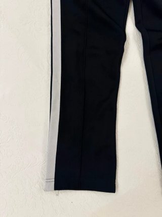 Palm Angels Pantaloni Tuta Logo Nero/Bianco