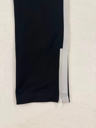 Palm Angels Pantaloni Tuta Logo Nero/Bianco