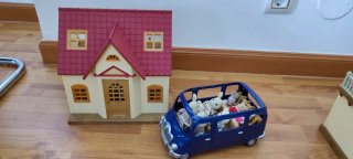 Casa y Autobús Sylvanian Families
