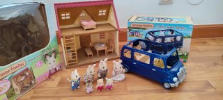 Casa y Autobús Sylvanian Families