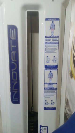 Máquina de gimnasio extensiones dual