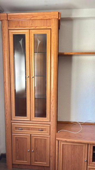Mueble de salón modular de madera