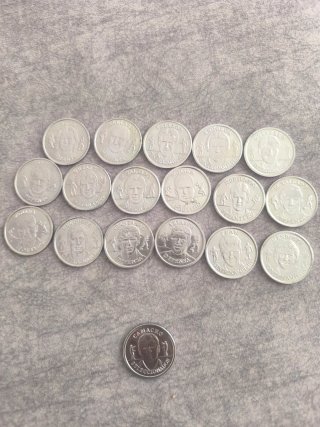 Colección 16 Monedas Selección Española