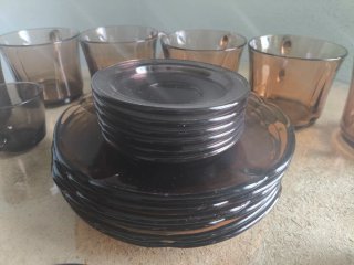 Juego de Tazas y Platos Duralex