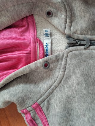 Chándal Adidas Gris y Rosa