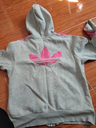 Chándal Adidas Gris y Rosa