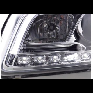 Faros delanteros con luz diurna para Audi A4 B7 Cr