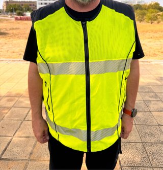 Chaleco de seguridad para moto