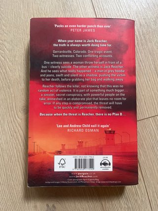 No Plan B A Jack Reacher Novel