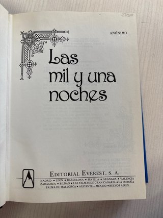 Las Mil y Una Noches (Spanish Edition)