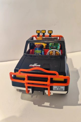 Coche Playmobil Speedstar remolque lancha
