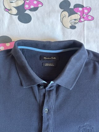 Polo Massimo Dutti Azul Talla M