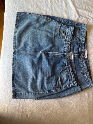 2 Faldas vaquera Primark Talla 46